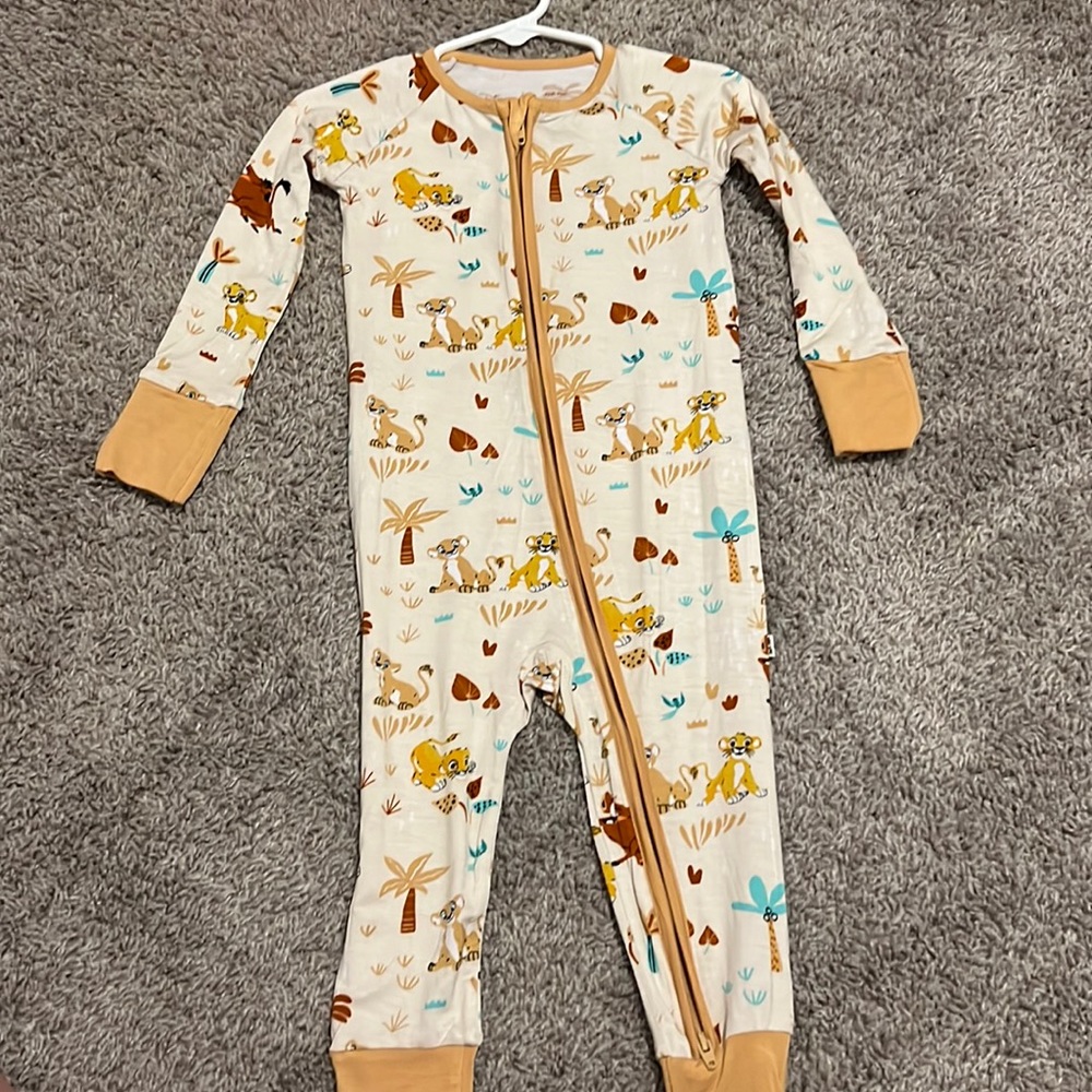 Little Sleepies Lion King Zippy 12-18